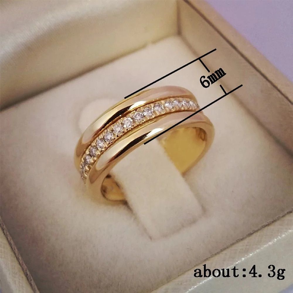 ❤️094❤️. 14K YELLOW GOLD & DIAMOND RING @BobbisDaughters - Picture 5 of 12